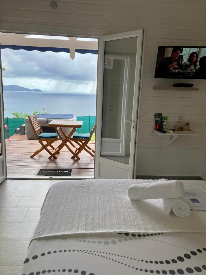 Bungalow Palbea Superieur Avec Spa Et Vue Mer Schoelcher Luaran gambar